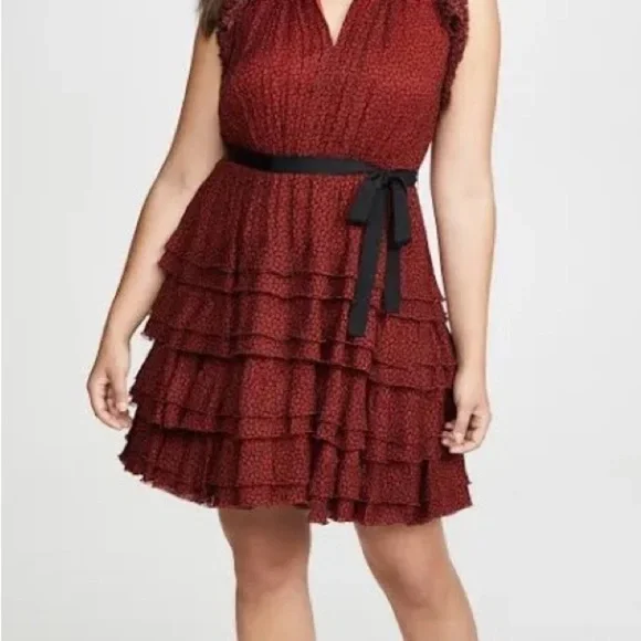 JASON Wu dark red with black Size 2 RARE DESIGNER